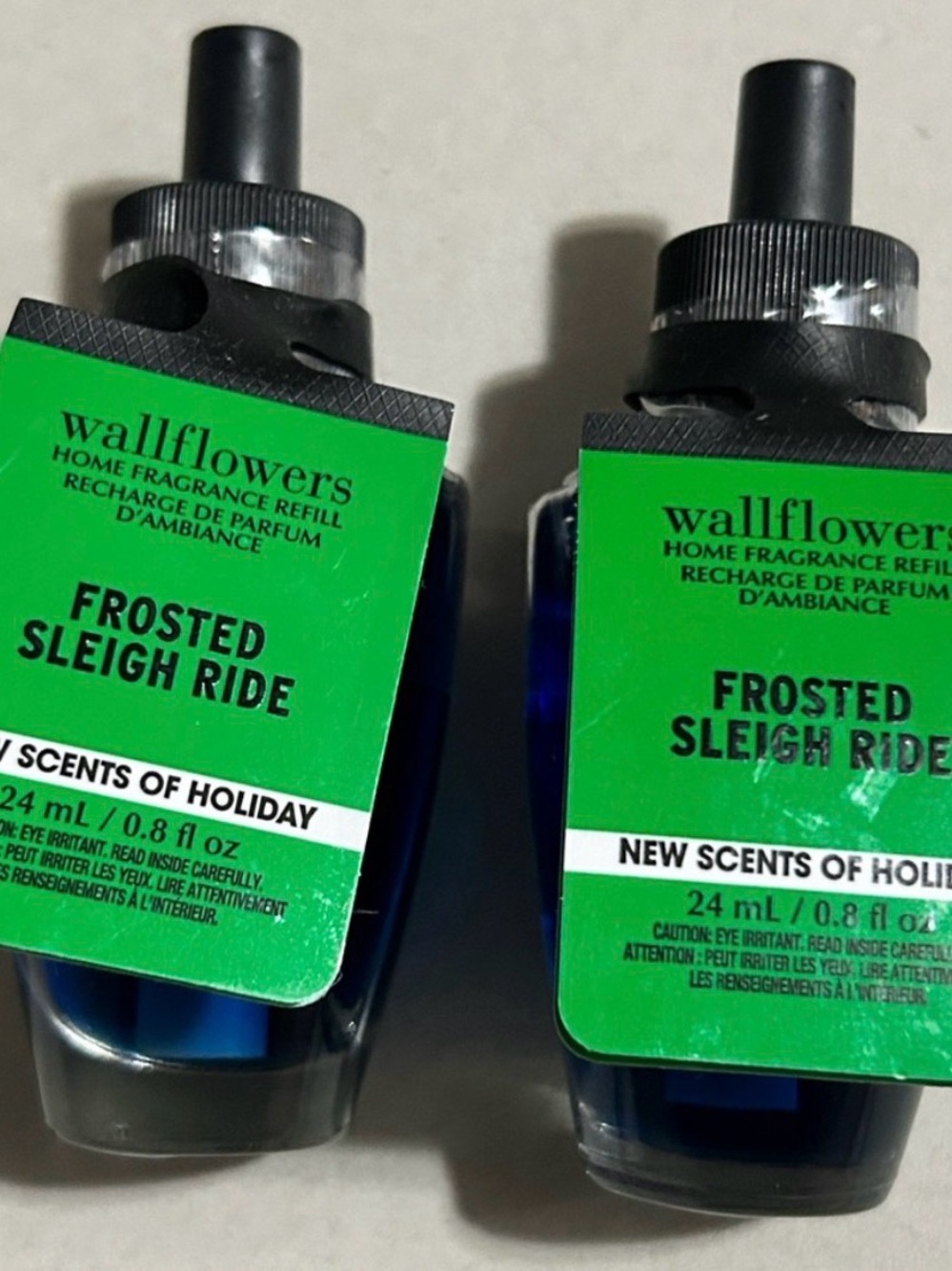 Bath & Body Works Frosted Sleigh Ride Wallflowers Refill - Green & Blue